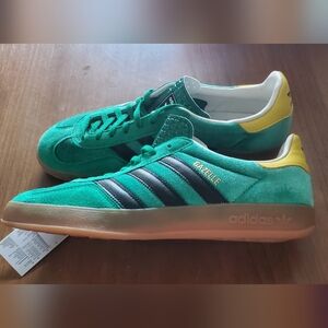 Adidas Gazelle Green and Yellow Sneakers NWT MEN'S 8.5